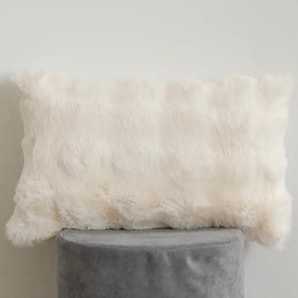 Faux fur pillow case