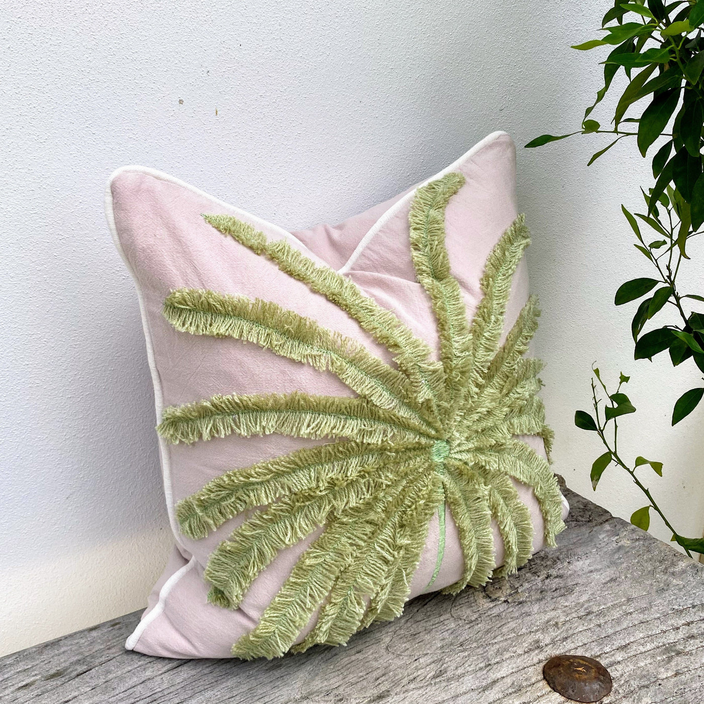Beautiful Palm Tree Cushion for Decorate Your Sofa