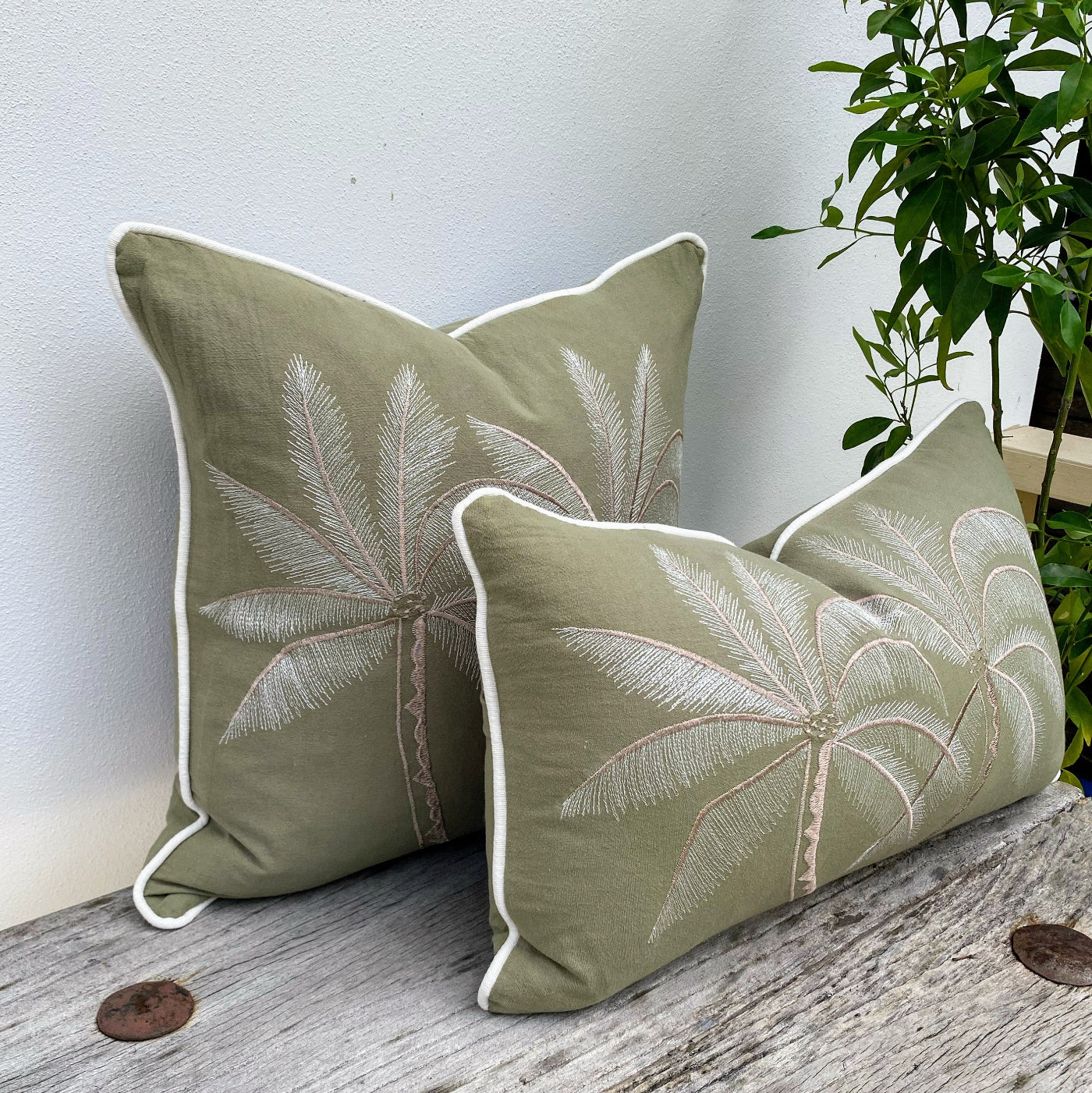 Olive Green Cushion Set, Affordable Prices