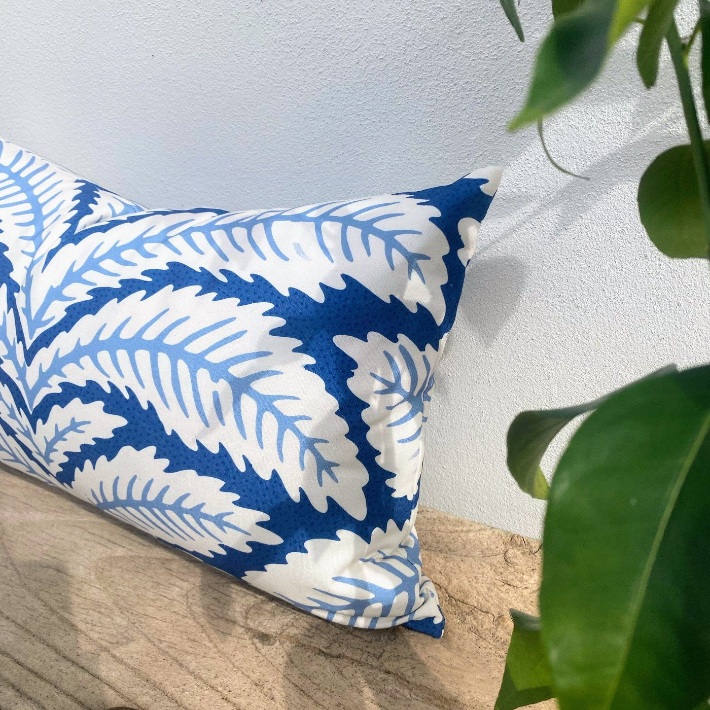 Rectangle 100% Cotton Palm Cushion | Island Breeze-Revived Artisan Eco Home Decor