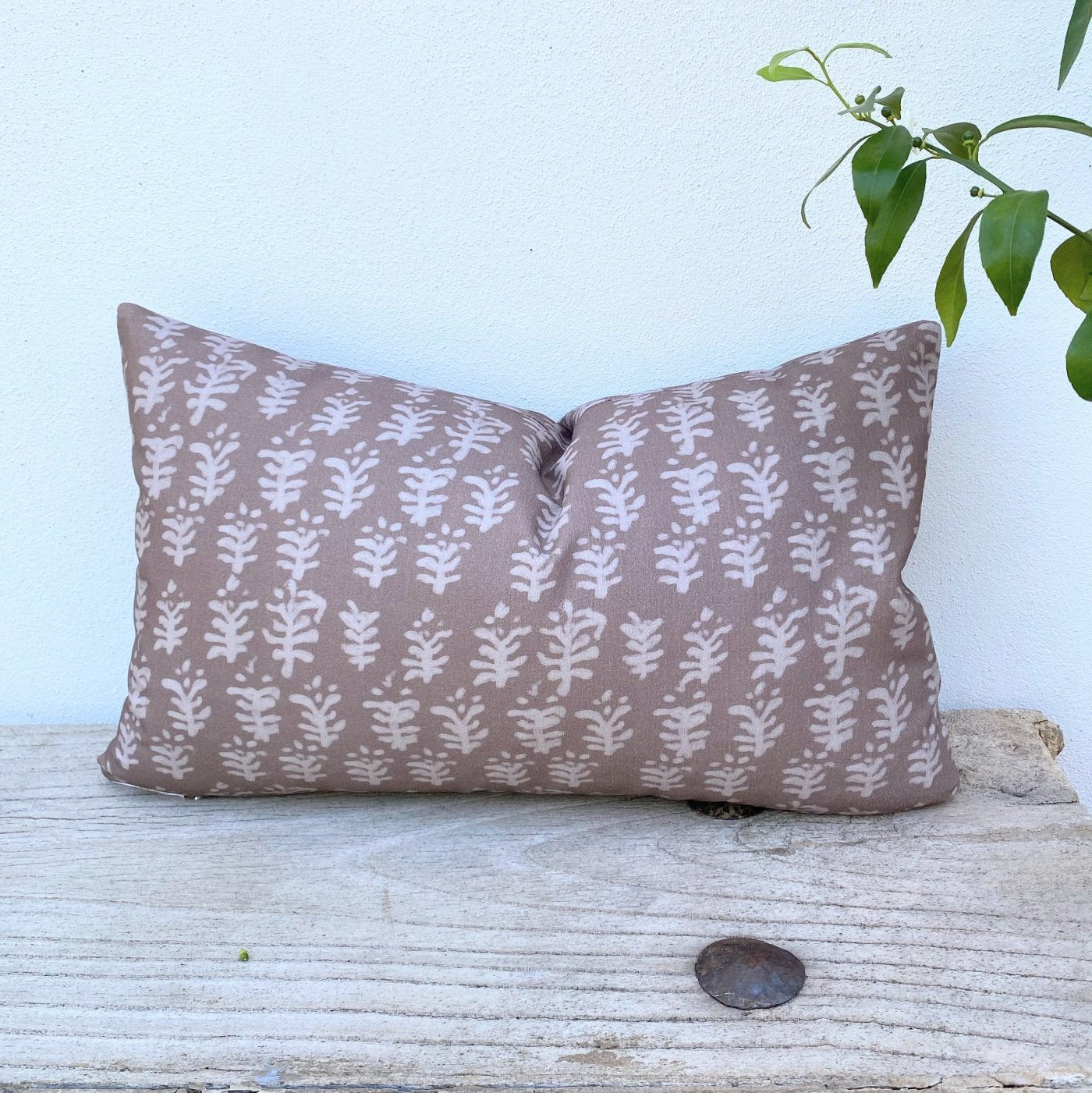 Rectangle Coastal Brown Beige 100% Cotton Cushion Covers | Boho Vibes