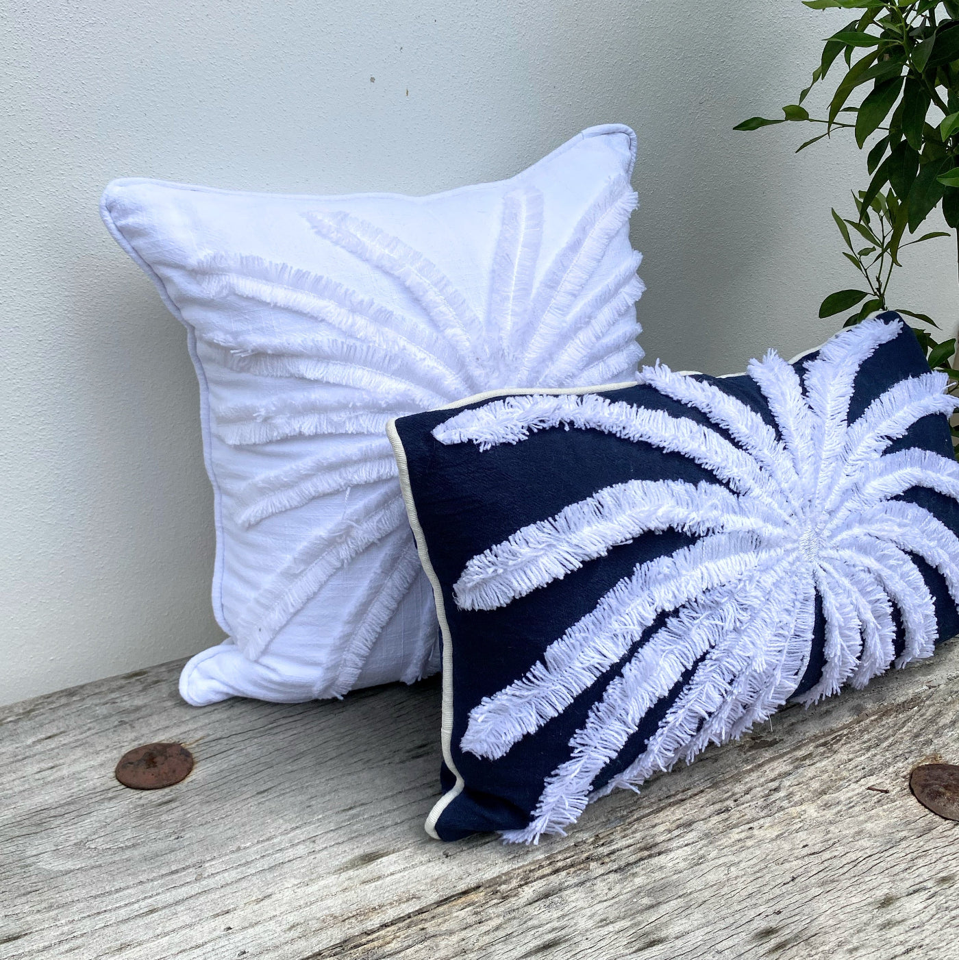 Shop Premium Material Rectangle Cushions with Palm Trees