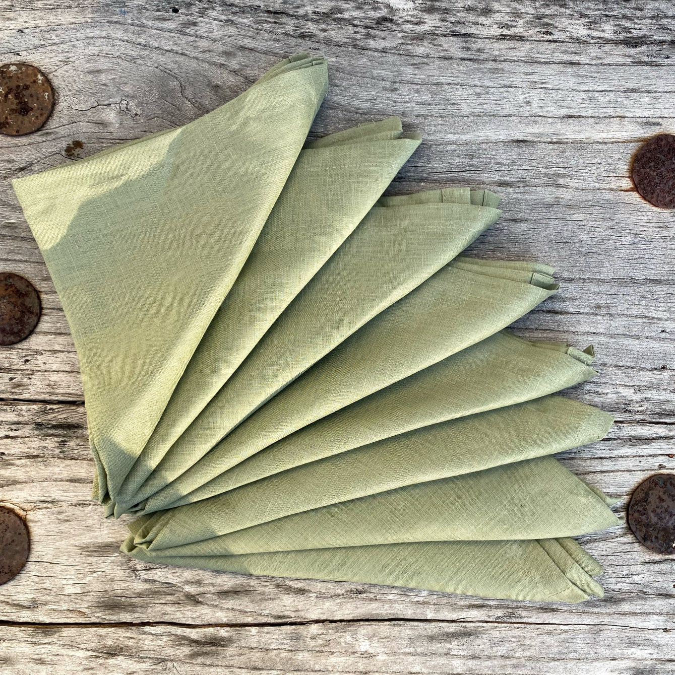 Soft and Durable Sage Green Serviettes