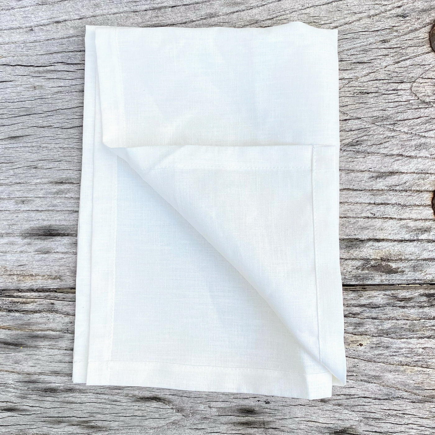 White Linen Tea Towel Kitchen Essential