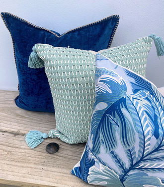 Rectangle Boho Tassel Coastal Rectangle Cushion Covers | Mint-Revived Artisan Eco Home Decor