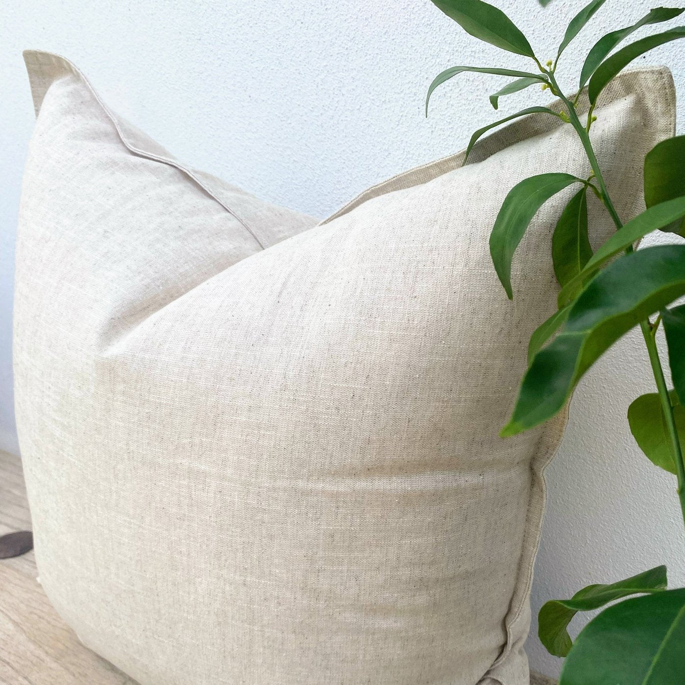 Best Price Beige Linen Cushion Covers