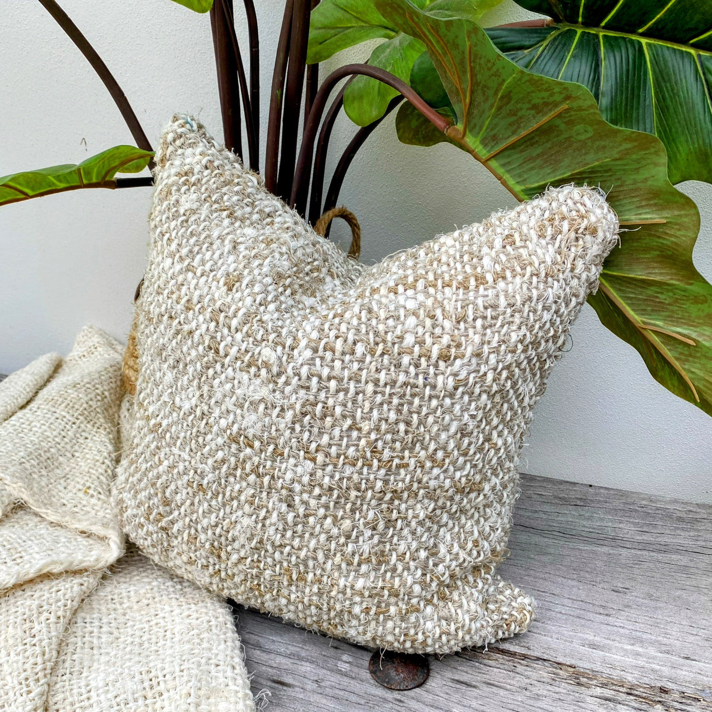 Buy Handmade Coarse Weave Linen Cushion Covers Online