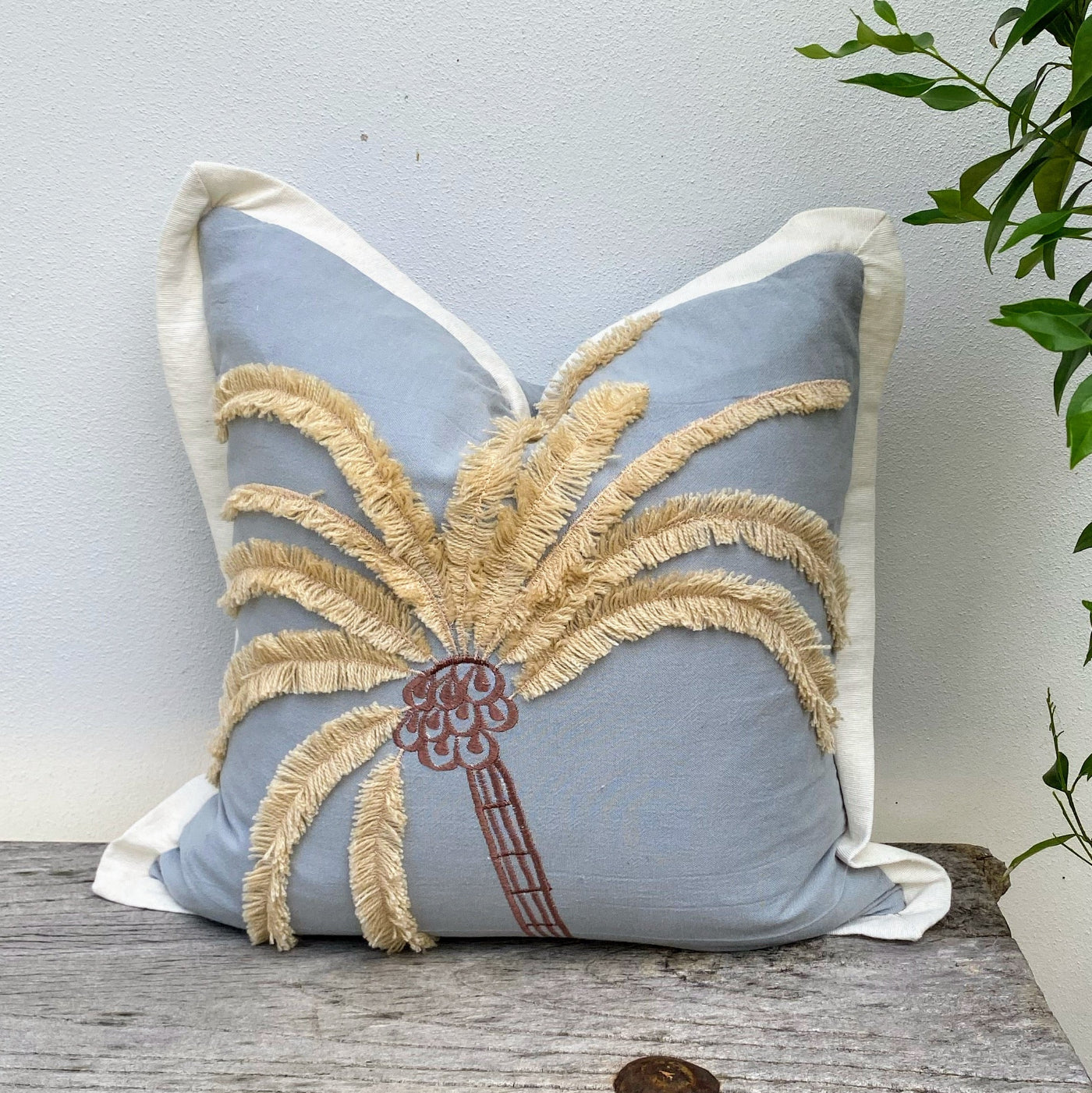 Dusty Blue Decorative Cushion Cover Online