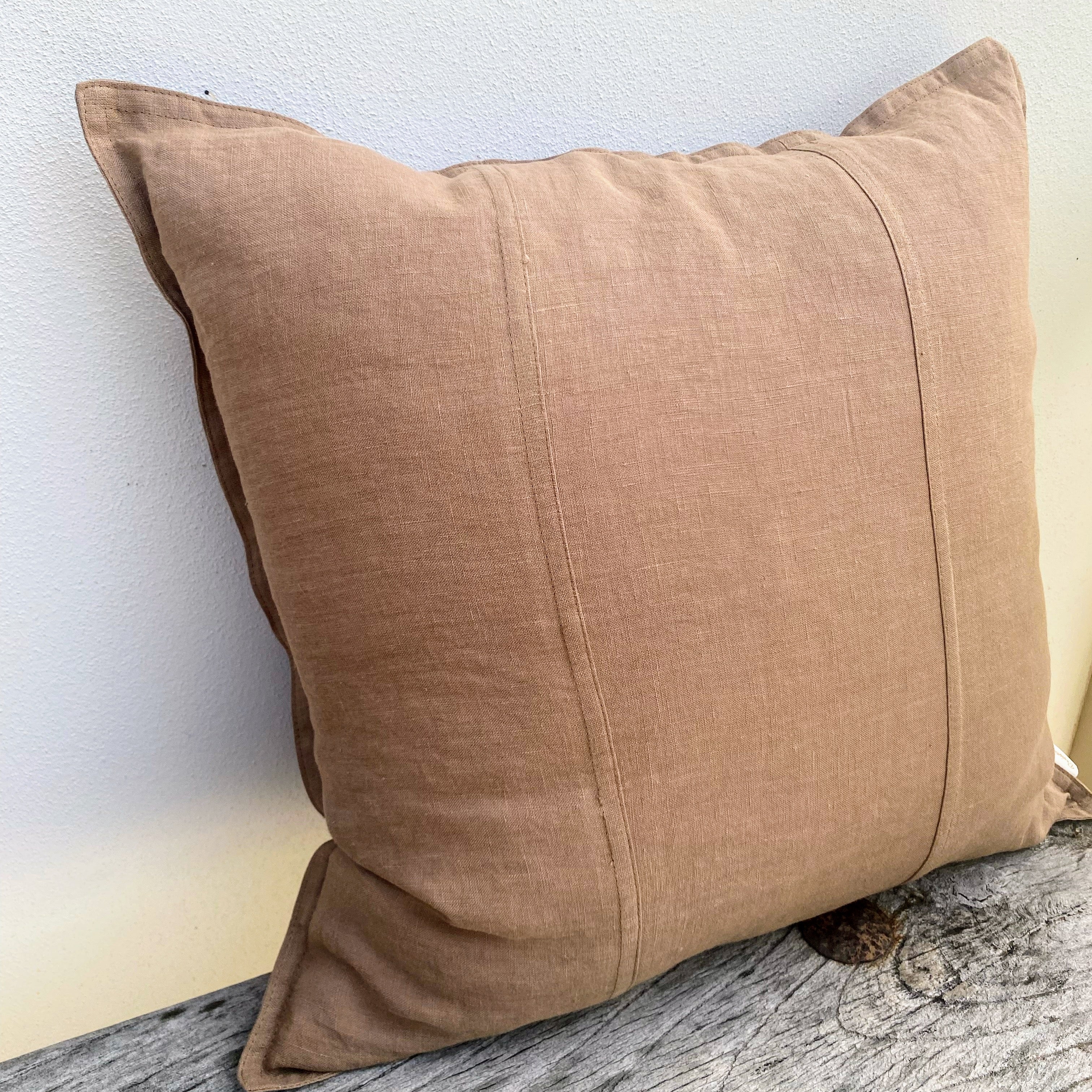 Eco Friendly French Linen Natural Cushion Cover in Australia