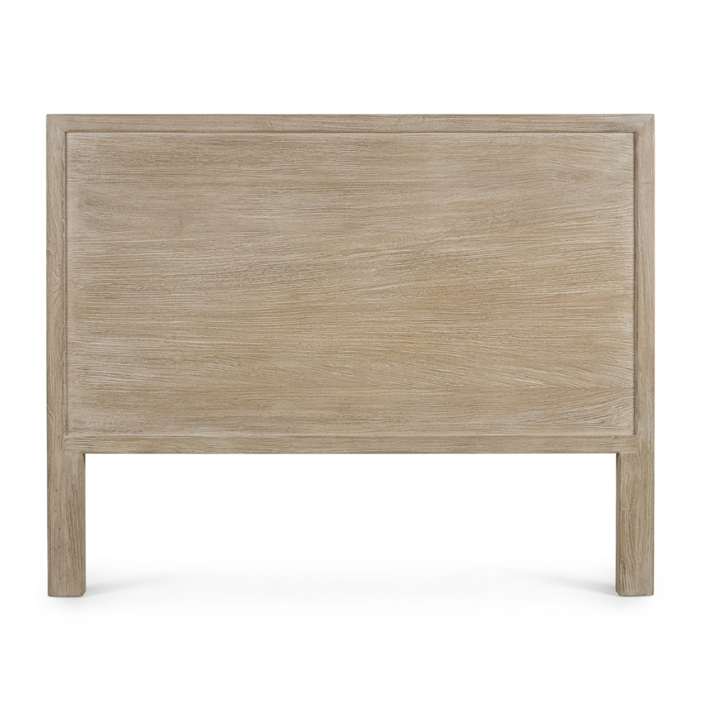 Reclaimed Elm Wood Queen Bedhead 160 x 140 cm