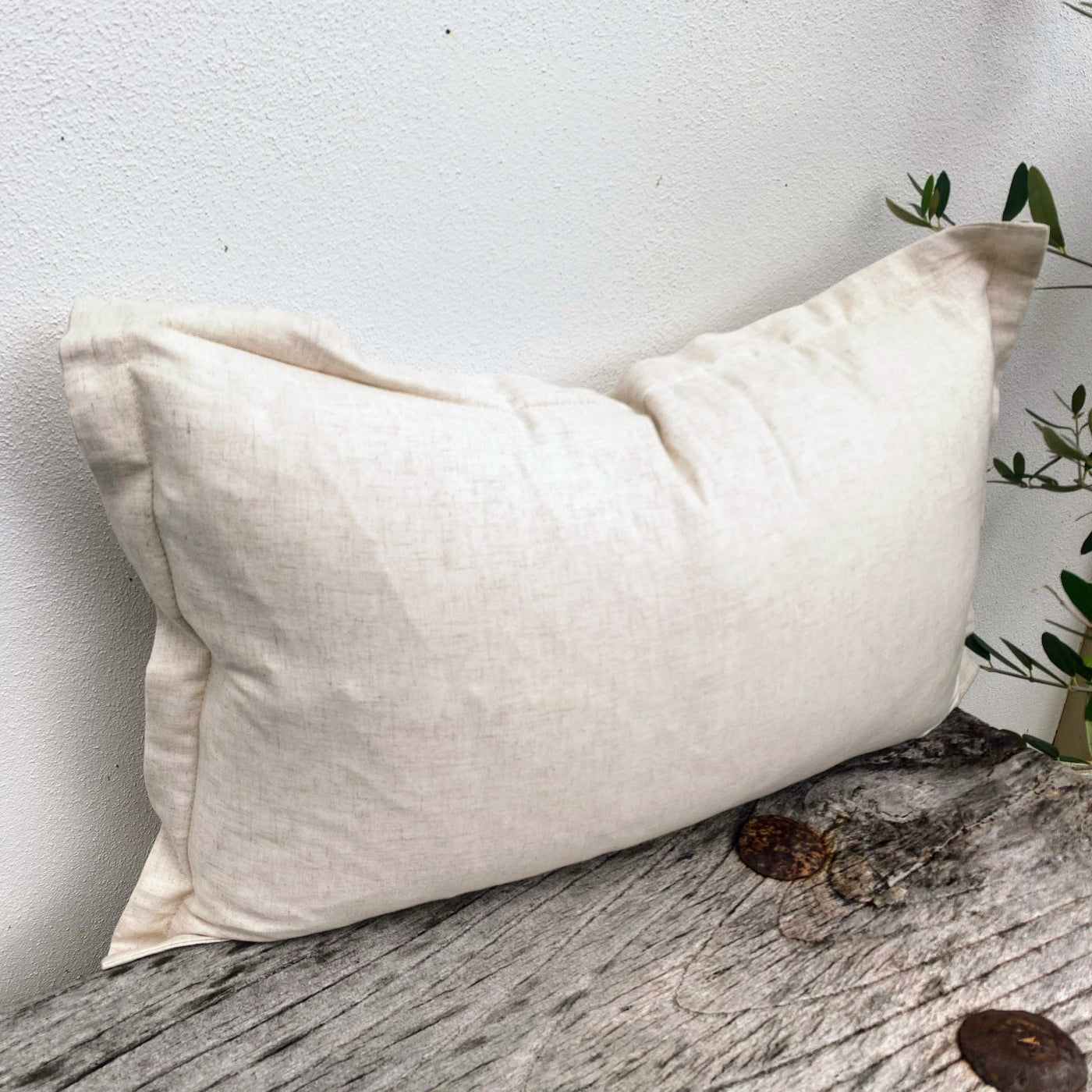 Rectangle Bamboo Linen Cushion Cover