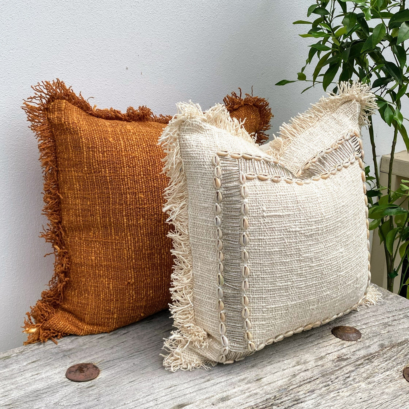 Set of Two Boho Cushion for Bohemian Decor