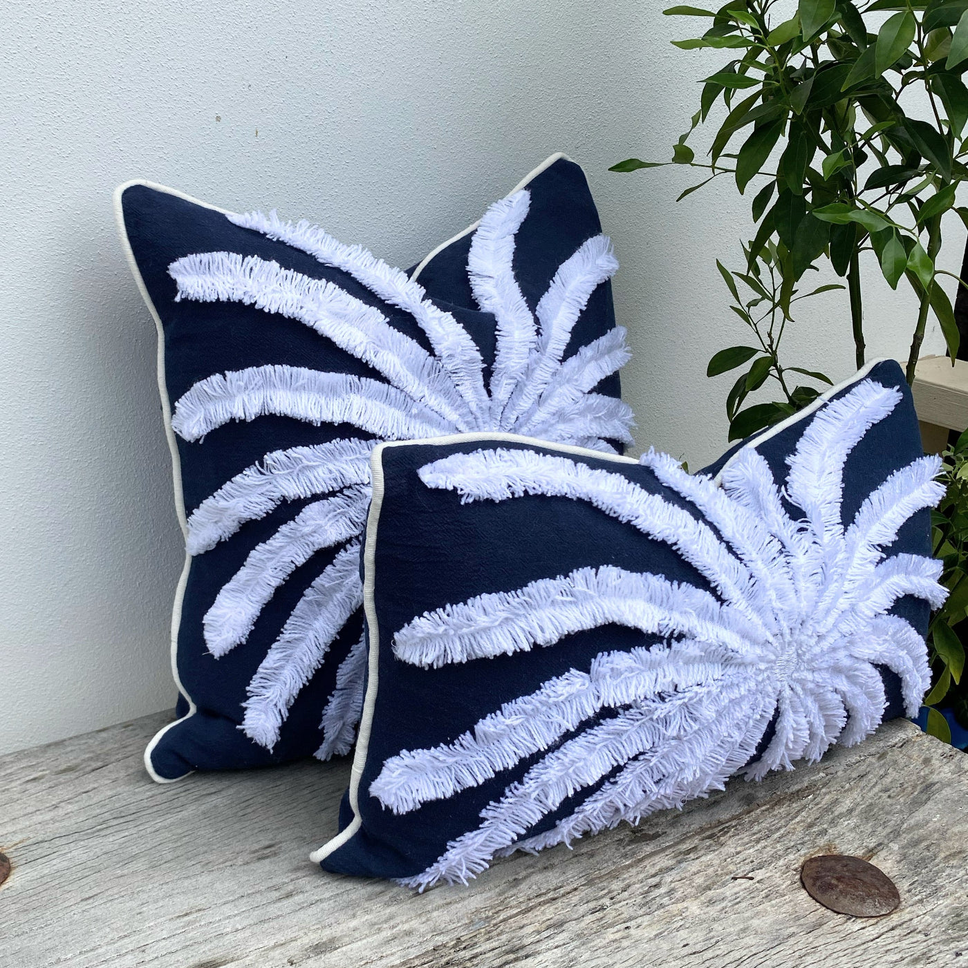 Set of Two Linen Cushion Cover at Revived Artisan Eco Home Decor