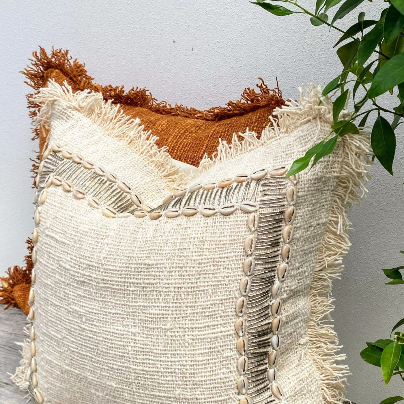 Set of Two Premium Cushion Covers with a Natural Vibe