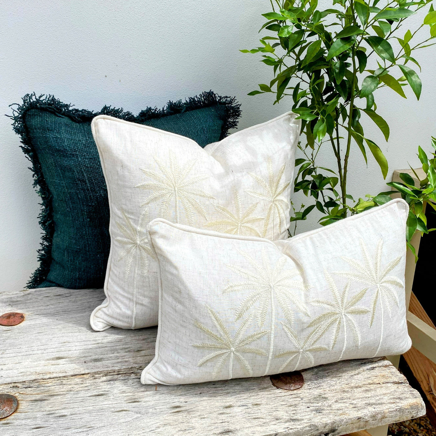Weaved Cotton Cushion Cover Set for Home Decor